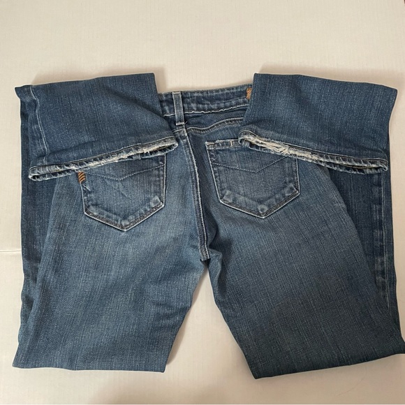 Paige Premium Denim Blue Jeans Hollywood Hills Classic Mid Low Rise Boot Cut - Picture 15 of 15